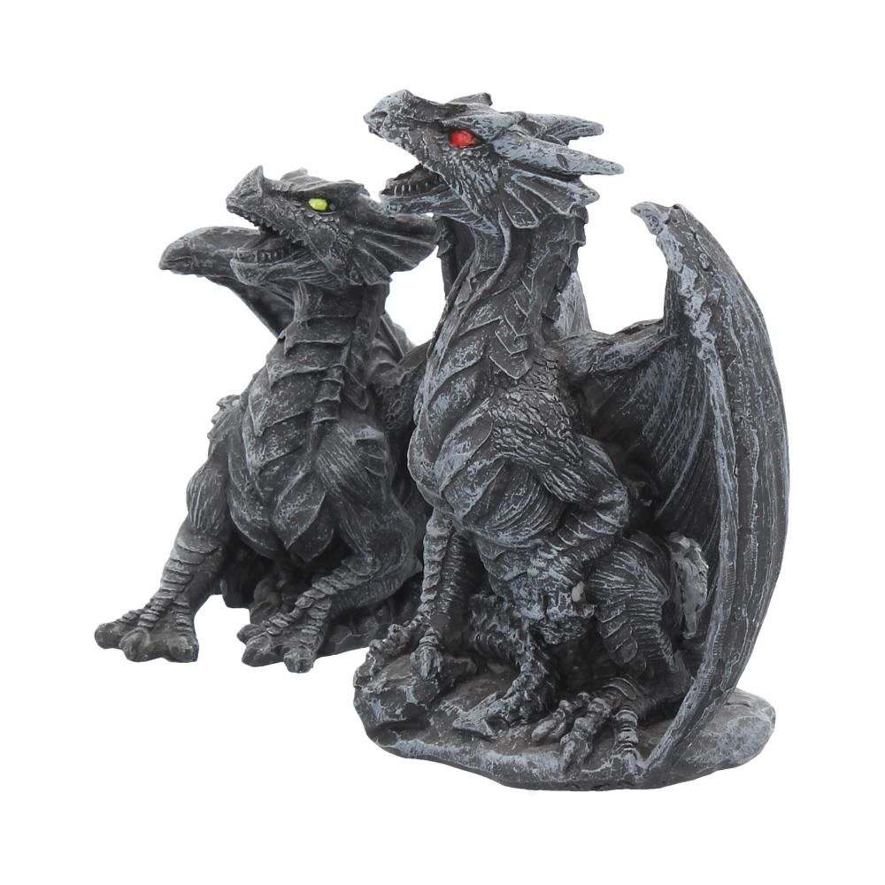 Nemesis Now - Dark Fury (Set of 2) Beeldjes/figuren - Draak - Grijs